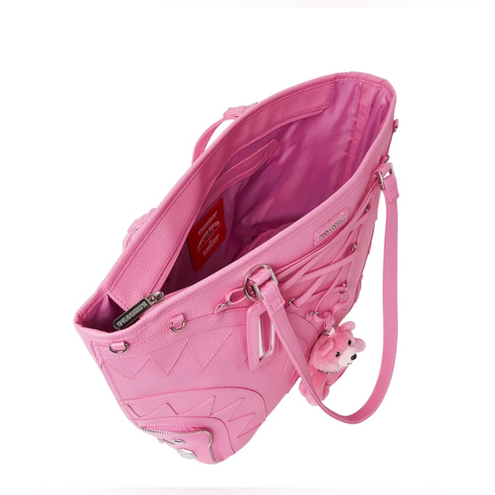 24HR ONLY FIRM DROP‼️ Sprayground Pink Baby bear baddie tote bag - Picture 5 of 6